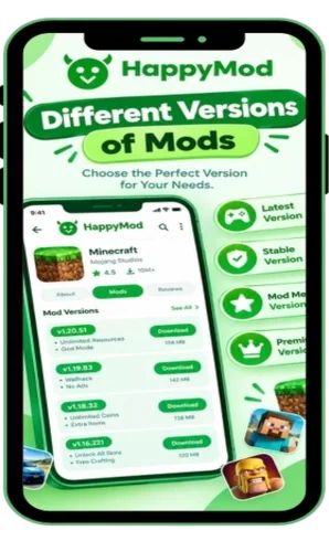 Different Versions of Mods